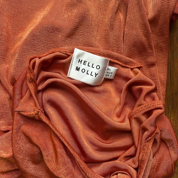 Hello Molly Orange Dress - Picture 5 of 7